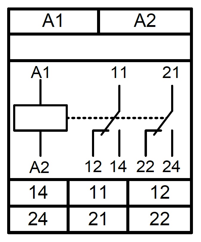 Схема подключения РКН-1-1-15М